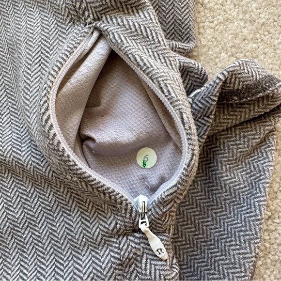 Lululemon Gray Quarter Zip Athletic Pullover Jacket - Picture 13 of 13